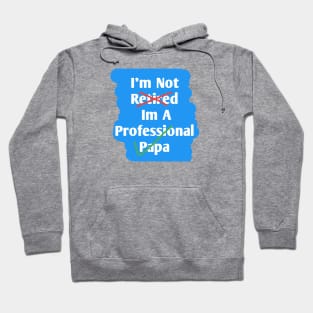 Im Not Retired Im A Professional Papa Hoodie